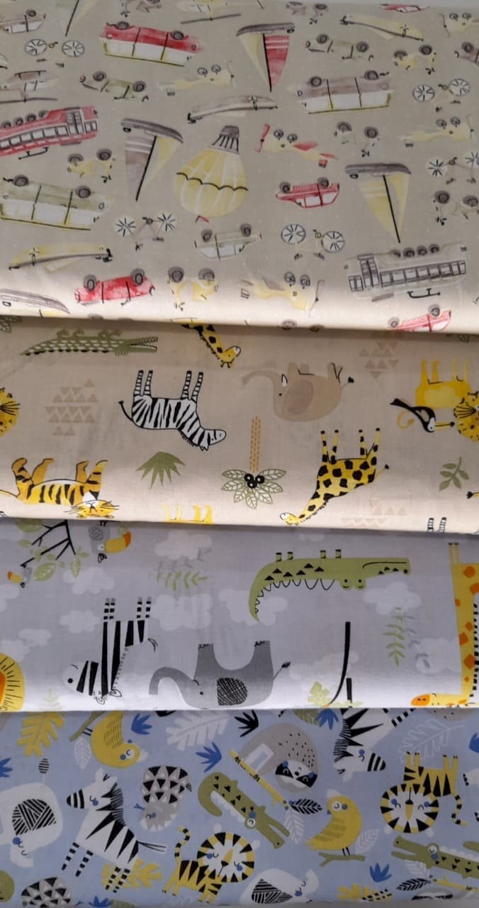 Tecido Tricoline 100% algodão 