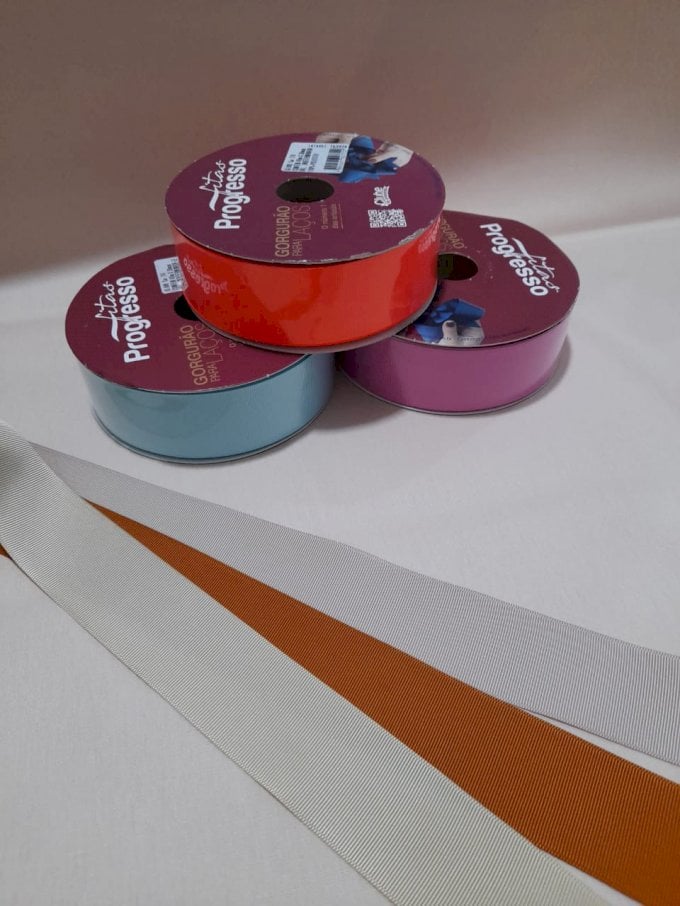Fita gorgurão progresso para laço 38mm