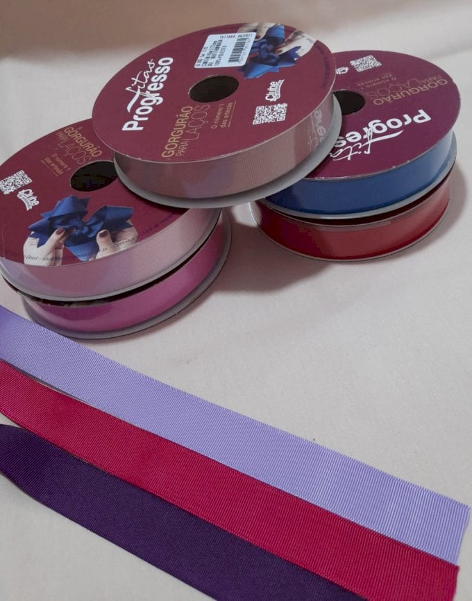 Fita gorgurão progresso para laço 22mm 