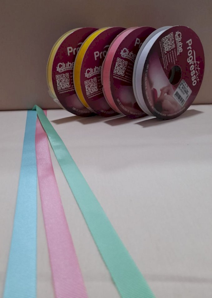 Fita gorgurão progresso para laço 15mm 