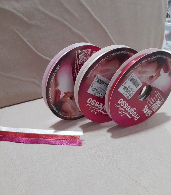 Fita cetim progresso 