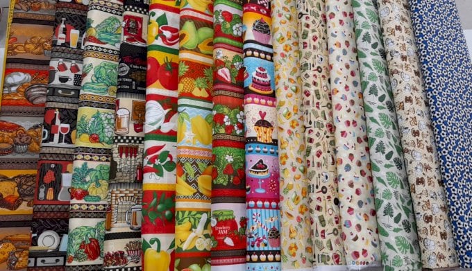 Tecido tricoline circulo 