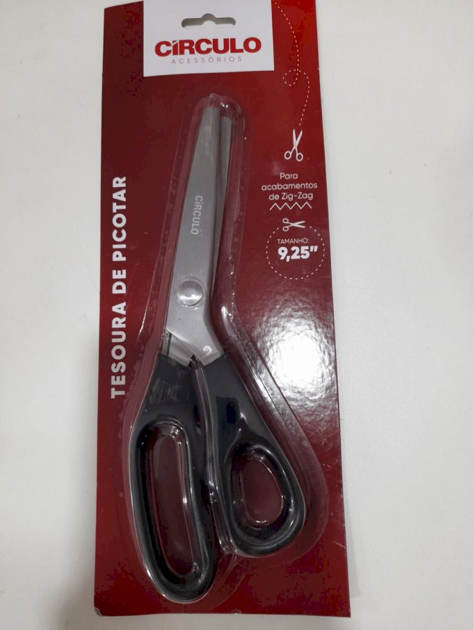 Tesoura de picotar circulo 