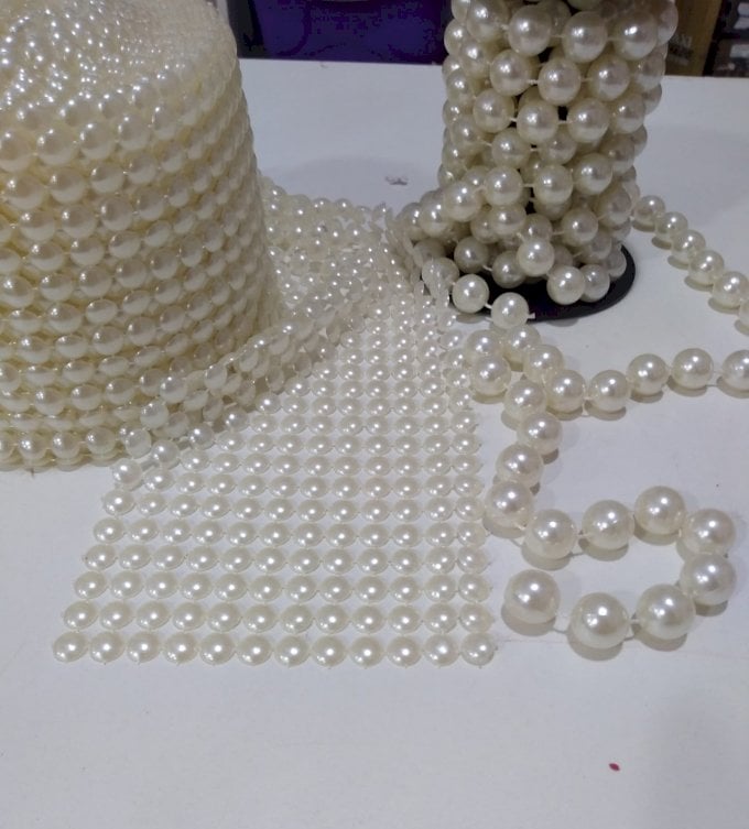 Meia pérola e pérola inteira