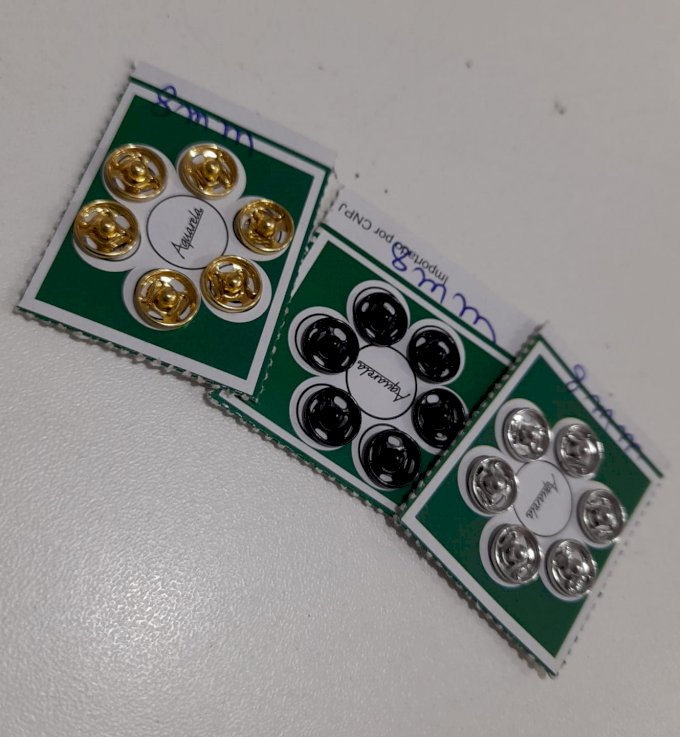 Colchete pressão 8 mm 