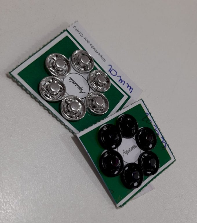 Colchete pressão 10mm 