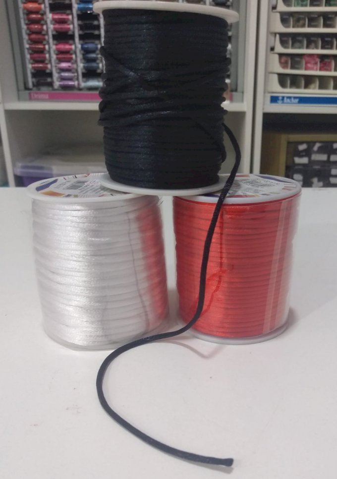 Cordão rabo de rato grosso; peça com 50mts 