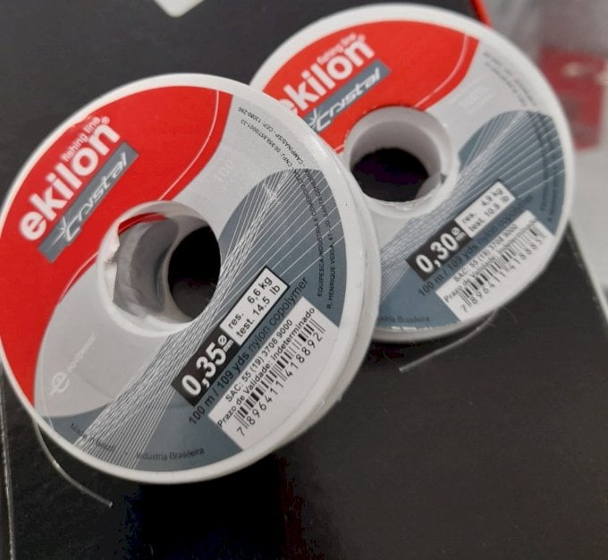 Linha nylon 0.30mm e 0.35mm