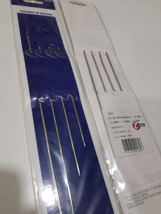 Kit agulha tapeçaria c/ 3