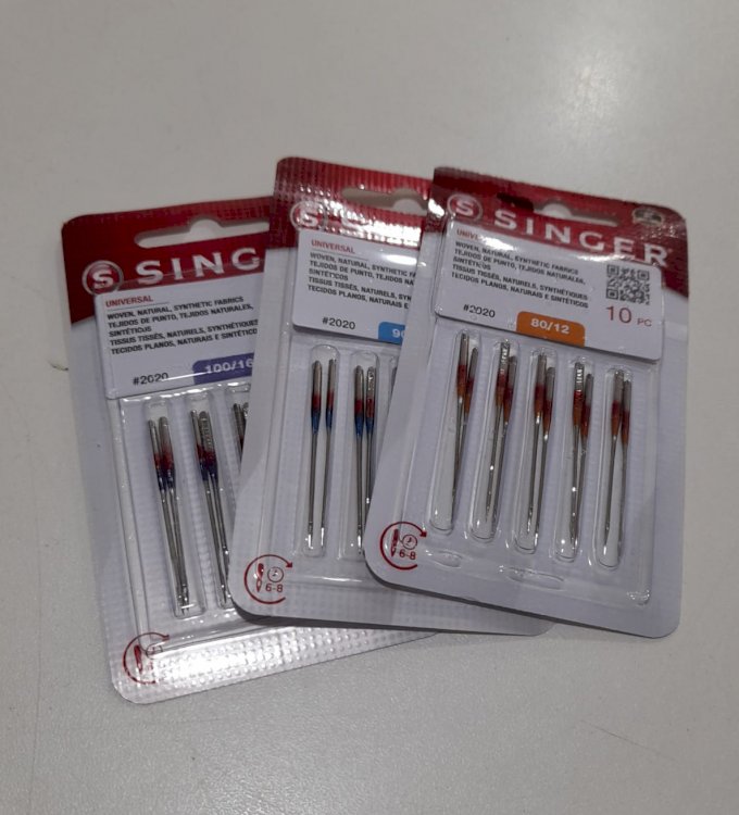 Agulha simples para maquina 1.30 cada