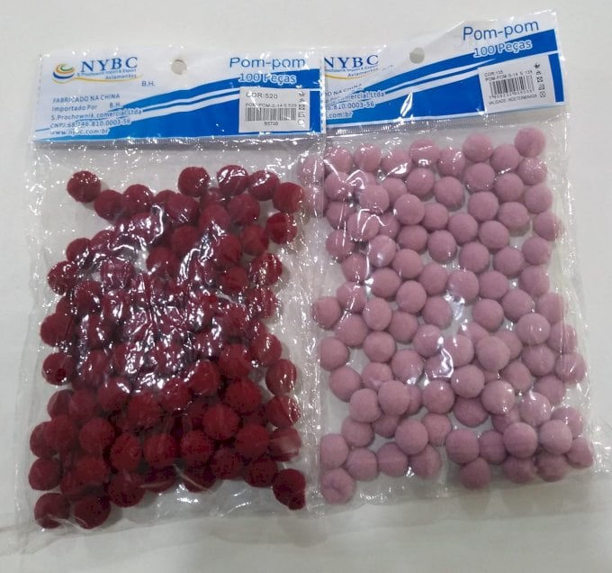 Pompom pequeno 14mm