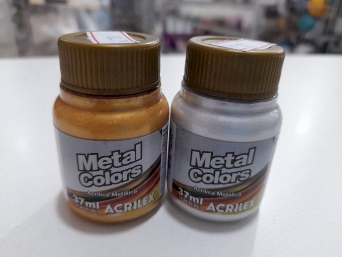Tinta tecido metal colors 37ml 