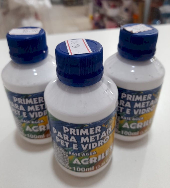 Primer para metais pet e vidros 