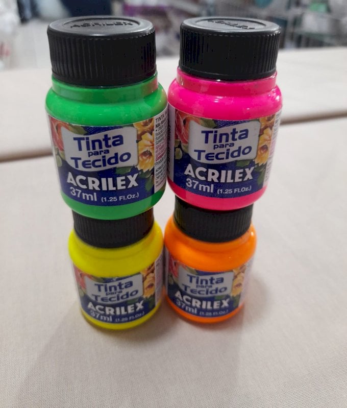 Tinta Acrilex neon 