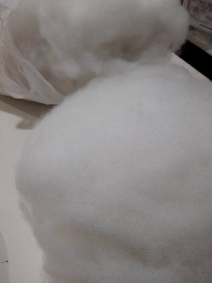 Enchimento fibra siliconizada  kg/ 500gr / 250gr / 150gr 