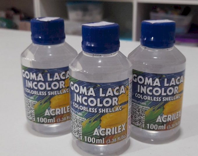 Goma laca incolor Acrilex 