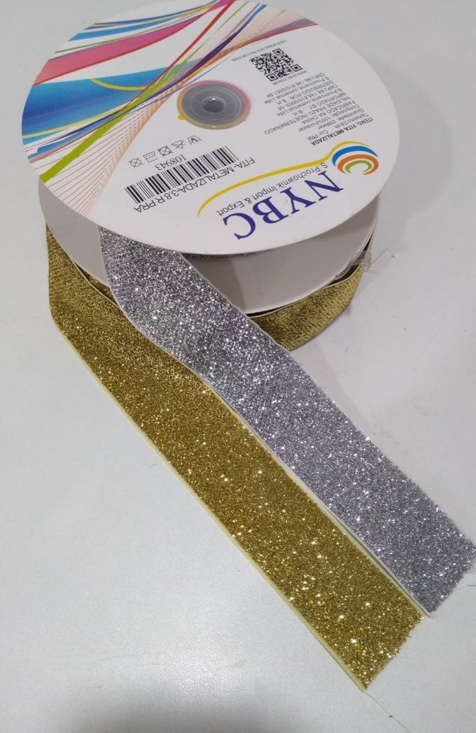 Fita com brilho 
