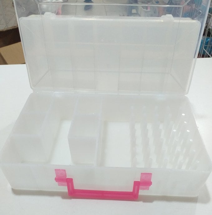 Caixa organizadora de costura 