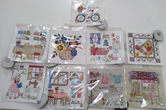 Aplicações de bordado 