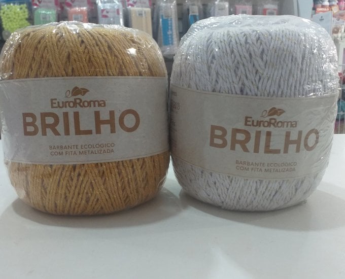 Barbante euroroma brilho 