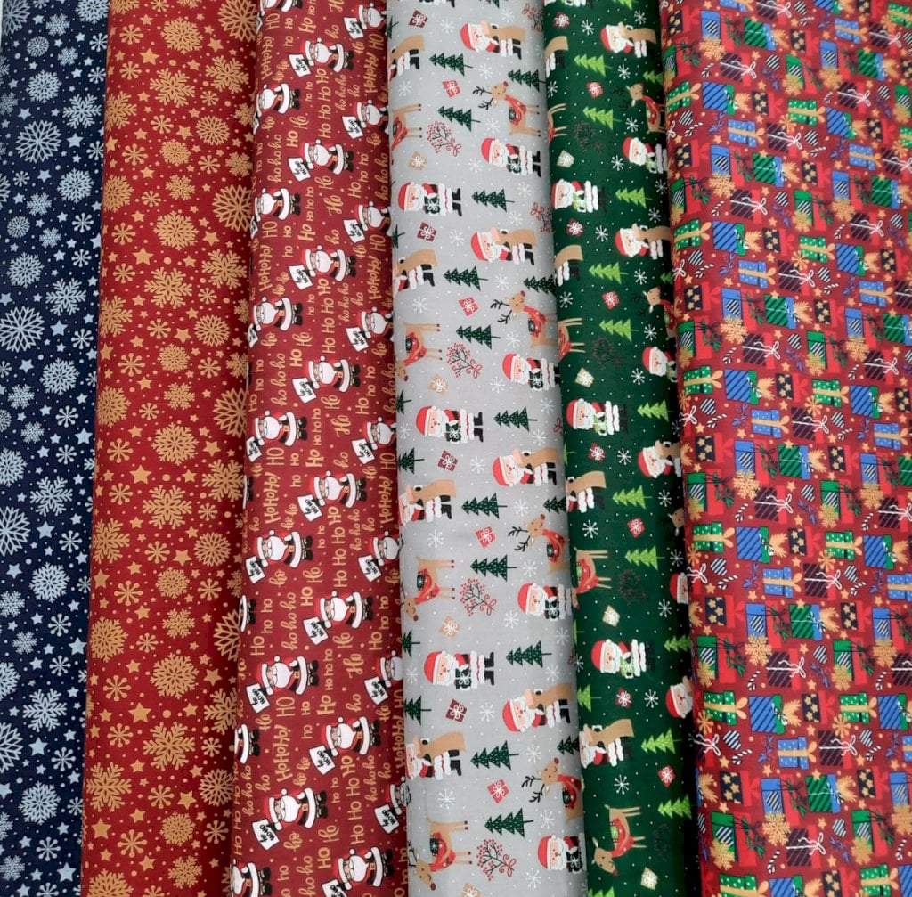 Tecido tricoline Natal 