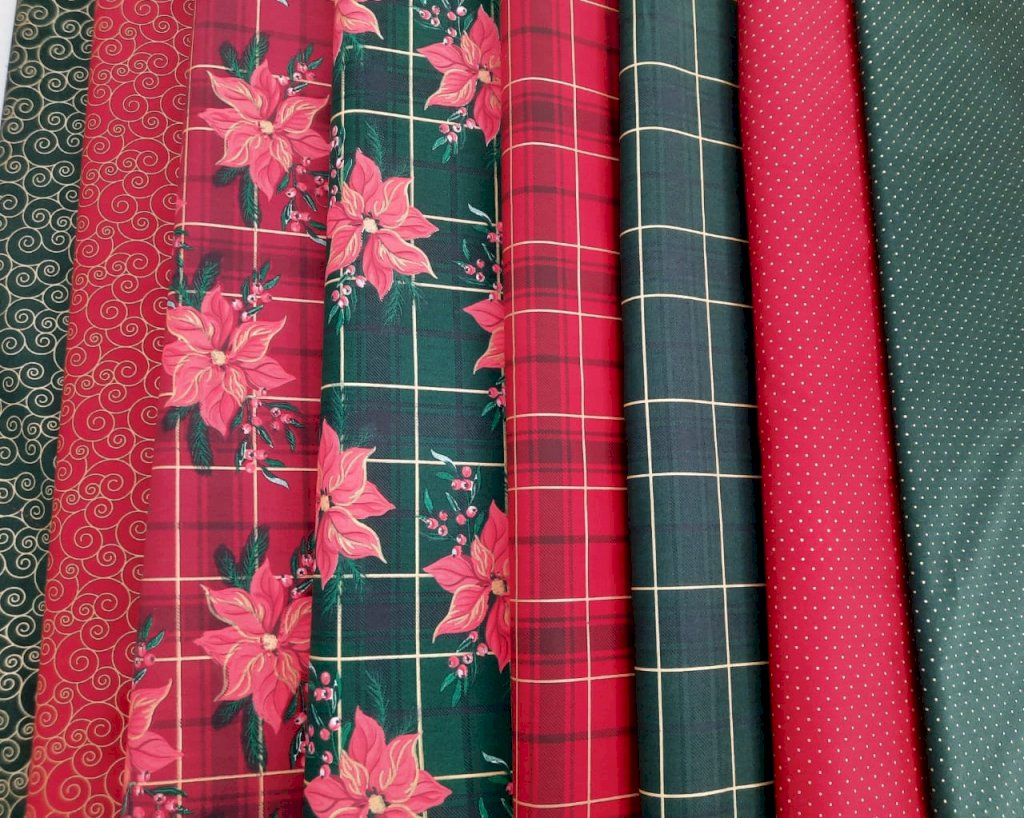 Tecido tricoline Natal 