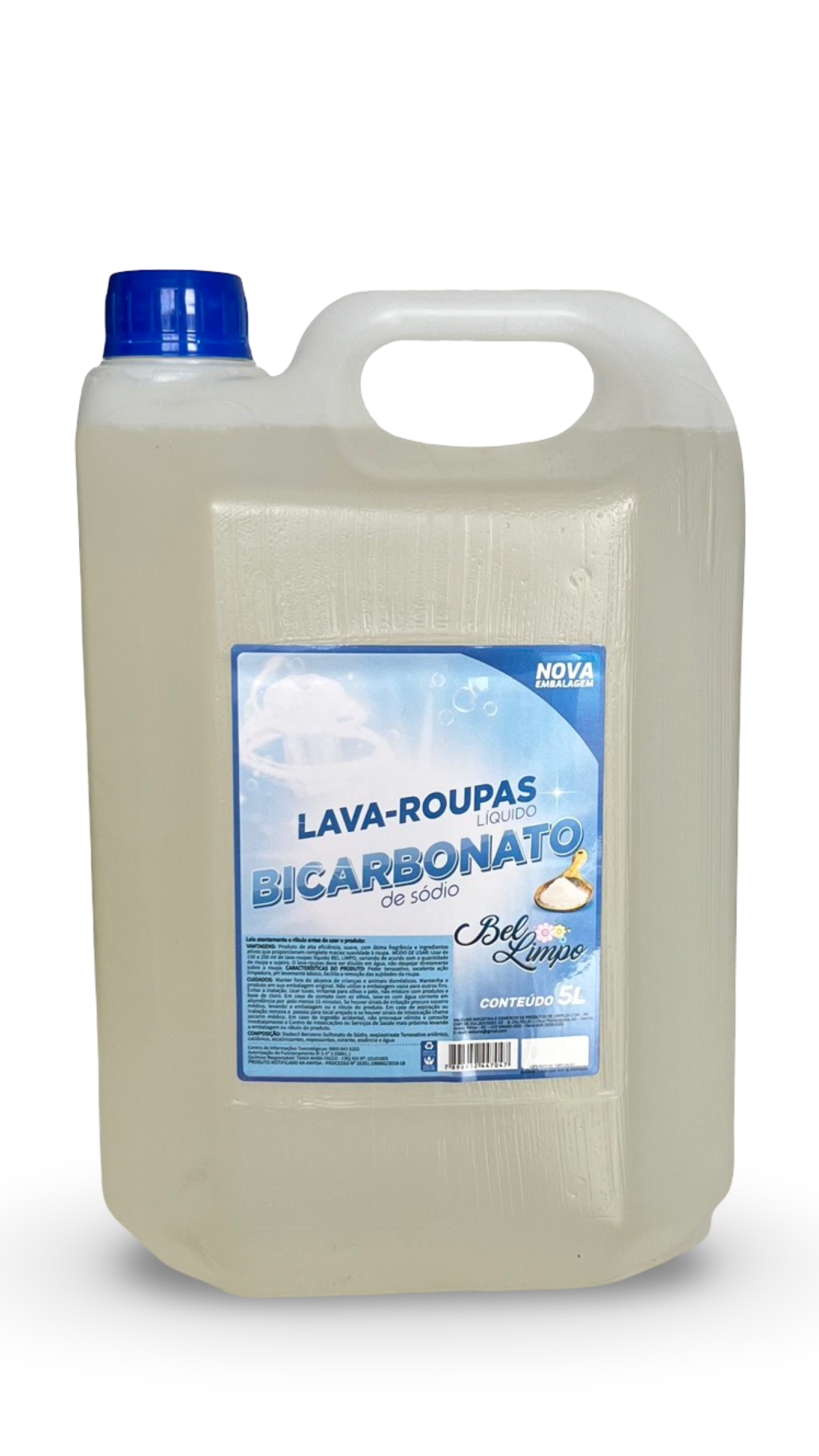 LAVA ROUPAS BICARBONATO 5LT