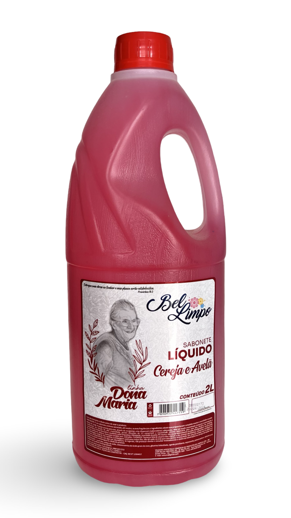 SABONETE LÍQUIDO CEREJA E AVELA 2LT