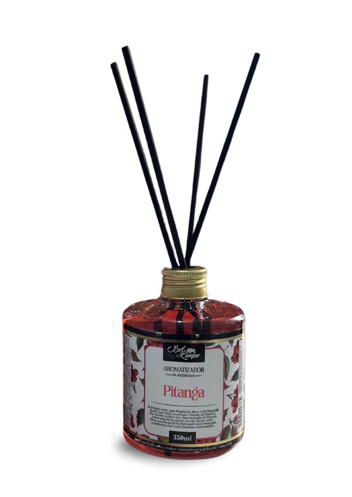 CAIXA 8 UNIDADES Difusor de Varetas PITANGA 350ml