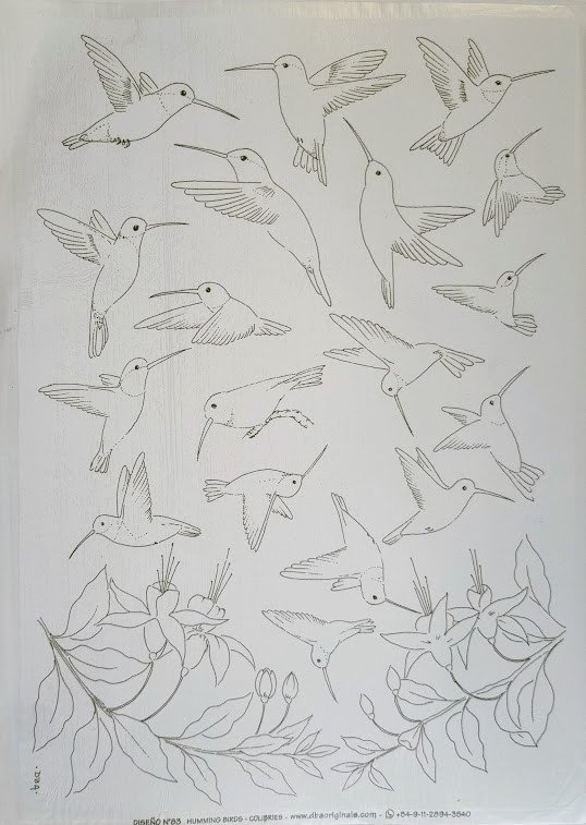 DECALQUE 83 BEIJA-FLOR