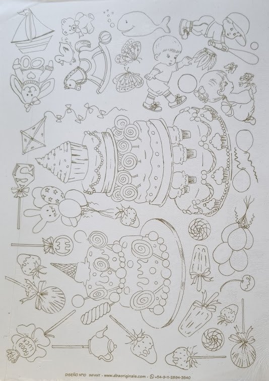 DECALQUE 10 INFANTIL