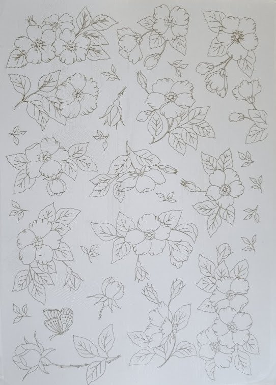 DECALQUE 47 ROSAS SILVESTRES