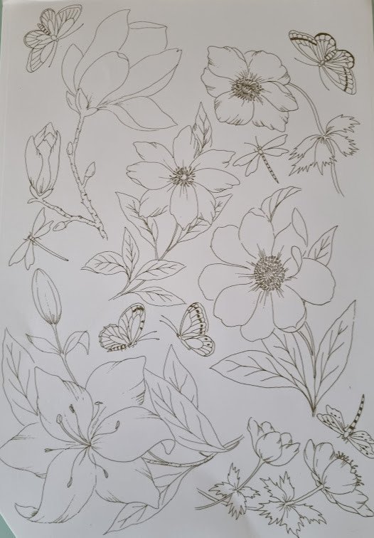 DECALQUE 23 FLORES GRANDES