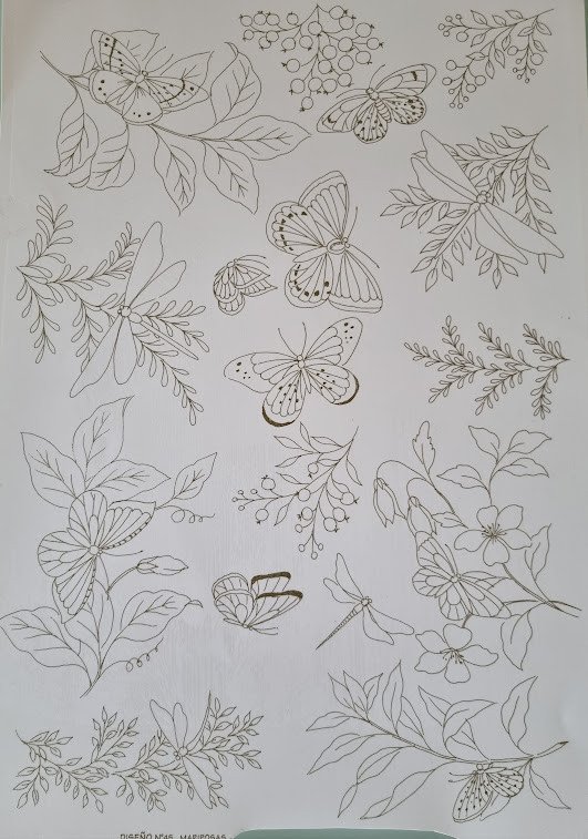 DECALQUE 45 MARIPOSAS - DEC226