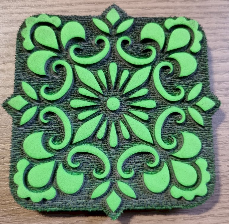 CARIMBO MOSAICO 10,5cm