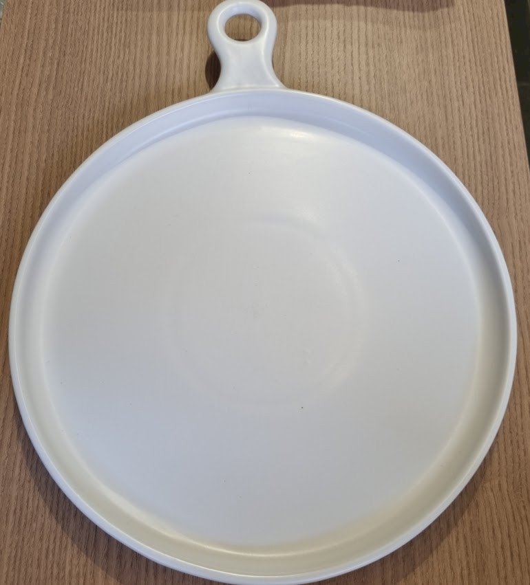 PRATO PORCELANA NORDICA BRANCO 