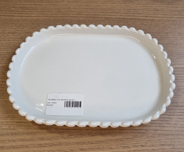 TRAVESSA OVAL BEADS M 