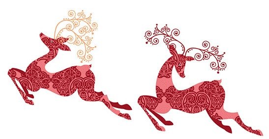 DECALQUE PINK REINDEER 
