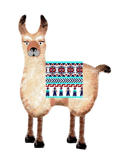 DECALQUE LLAMA 