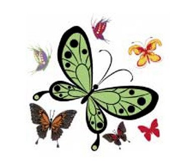 DECALQUE BUTTERFLY SPRING 