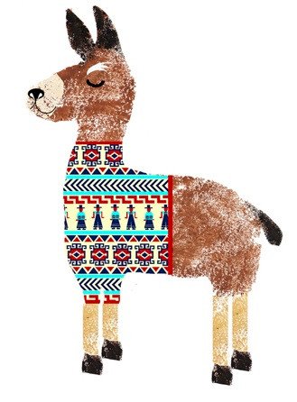 DECALQUE LLAMA 
