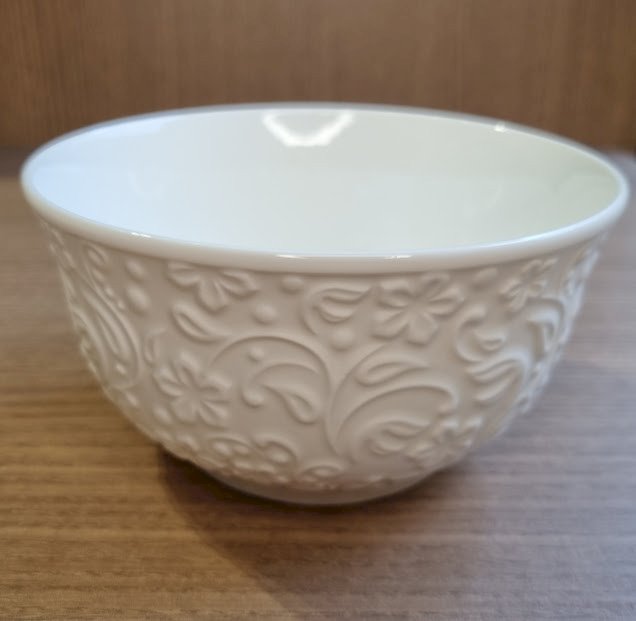 BOWL DE PORCELANA NEW BONE FLOWERS - BOW142 