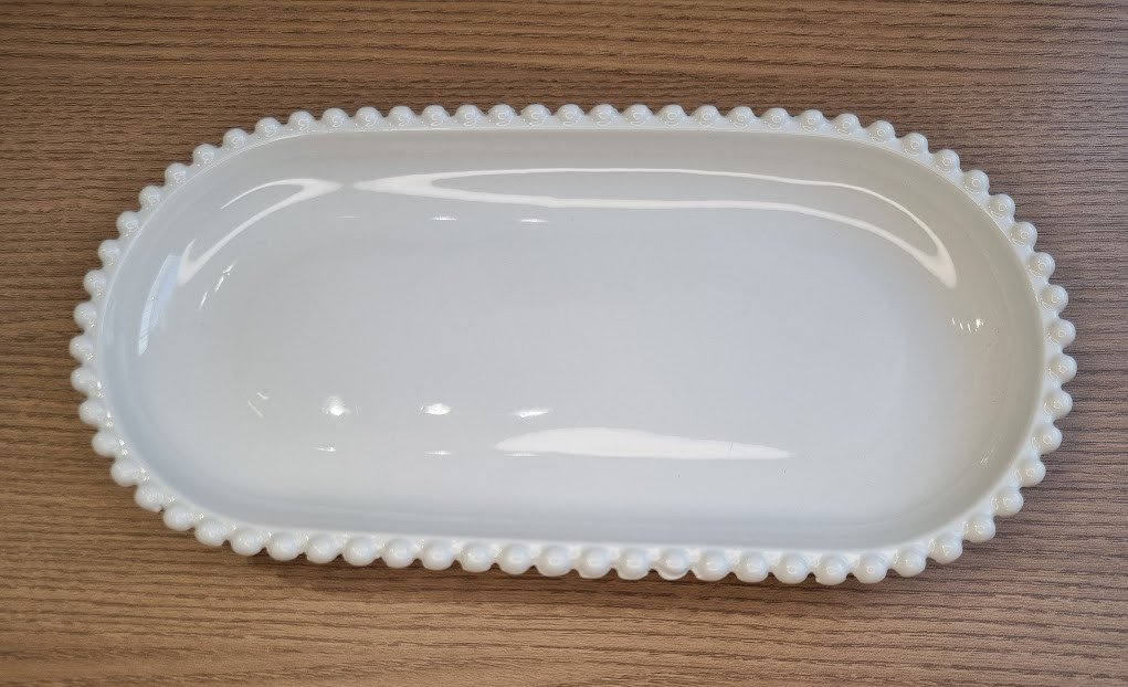 TRAVESSA PORCELANA OVAL BEADS 