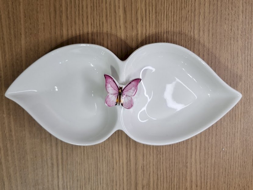 PETISQUEIRA PORCELANA BORBOLETAS 