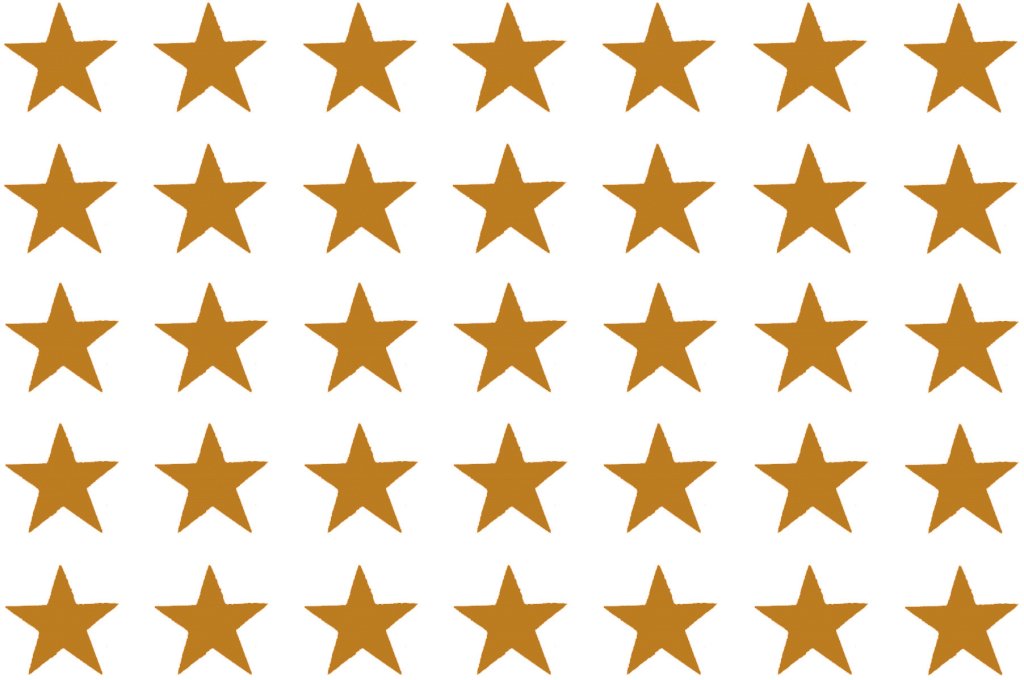 DECALQUE GOLD STARS METALIZADA