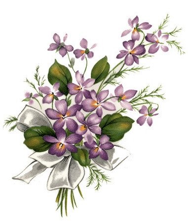 DECALQUE SWEET VIOLETS 