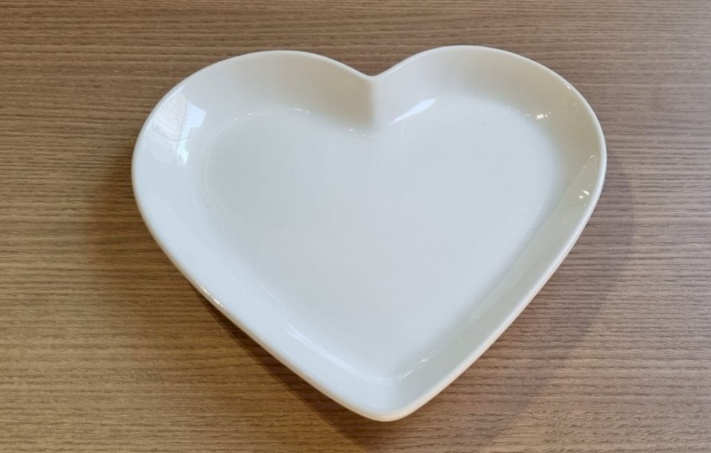 PORTA  ANÉIS CERÂMICA HEART 