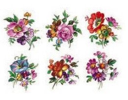 DECALQUE MEISSEN FLORAL - DEC118 