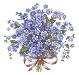 DECALQUE FORGET-ME-NOT - DEC062 