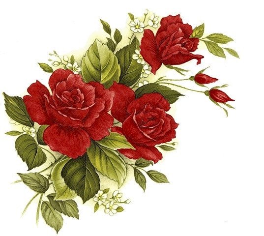 DECALQUE ROSE RED - DEC020 